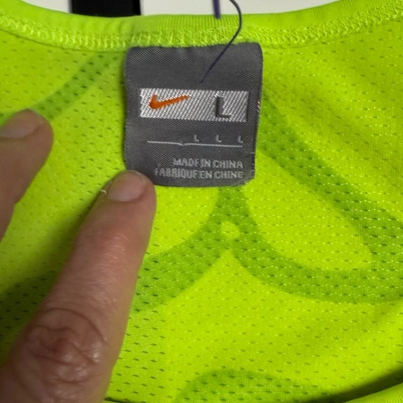 Nike Bright Lime Athletic Top - Picture 3 of 5